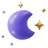 Icone lune 3D